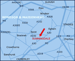 Location map for Campbell Hooper & Co